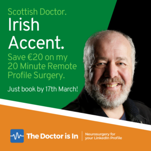 Scottish Doctor. Irish Accent.